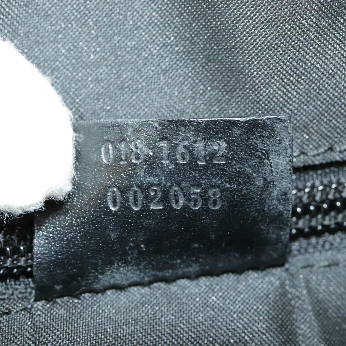 GUCCI GG Canvas Shoulder Bag Black 018 1612 101223