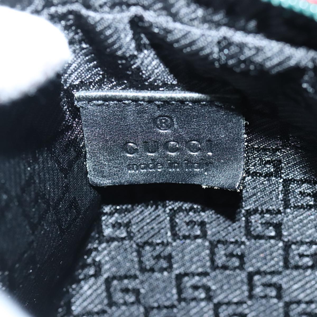 GUCCI Waist bag Nylon Black Silver 122350 101237