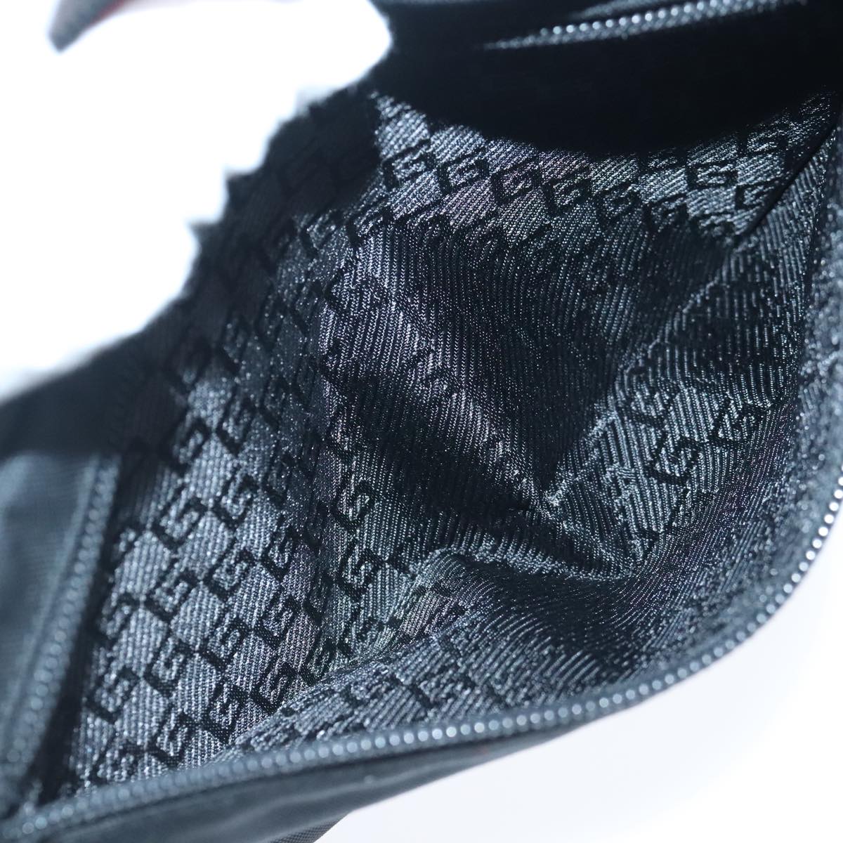 GUCCI Waist bag Nylon Black Silver 122350 101237