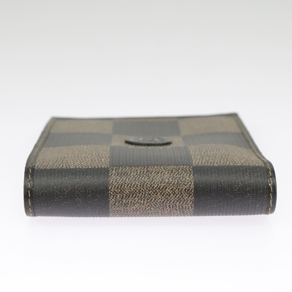 FENDI Pecan Canvas Wallet Black Brown Black Brown 101275