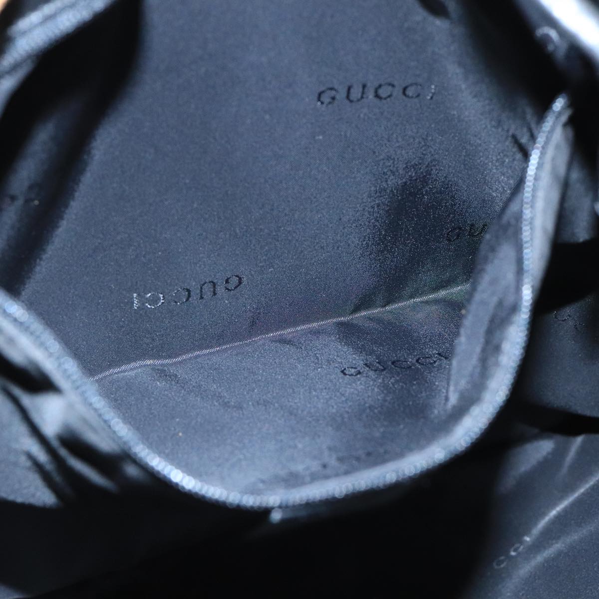 GUCCI Shoulder Bag Leather Black 001 4012 101283