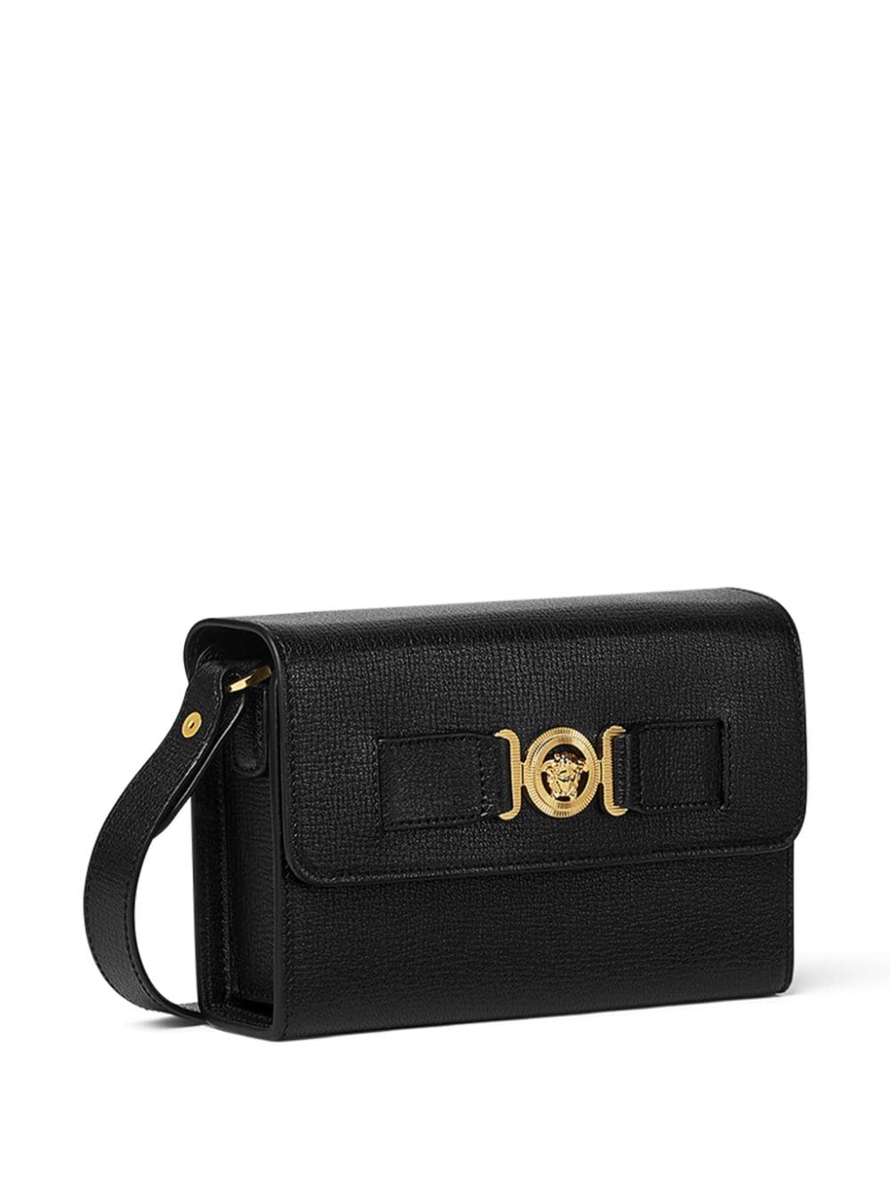 MEDUSA BIGGIE LEATHER CLUTCH BAG