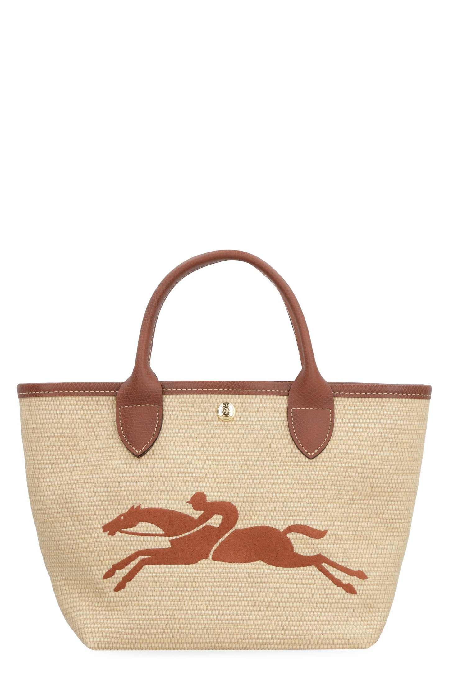 BROWN/BEIGE S LE PANIER BAG