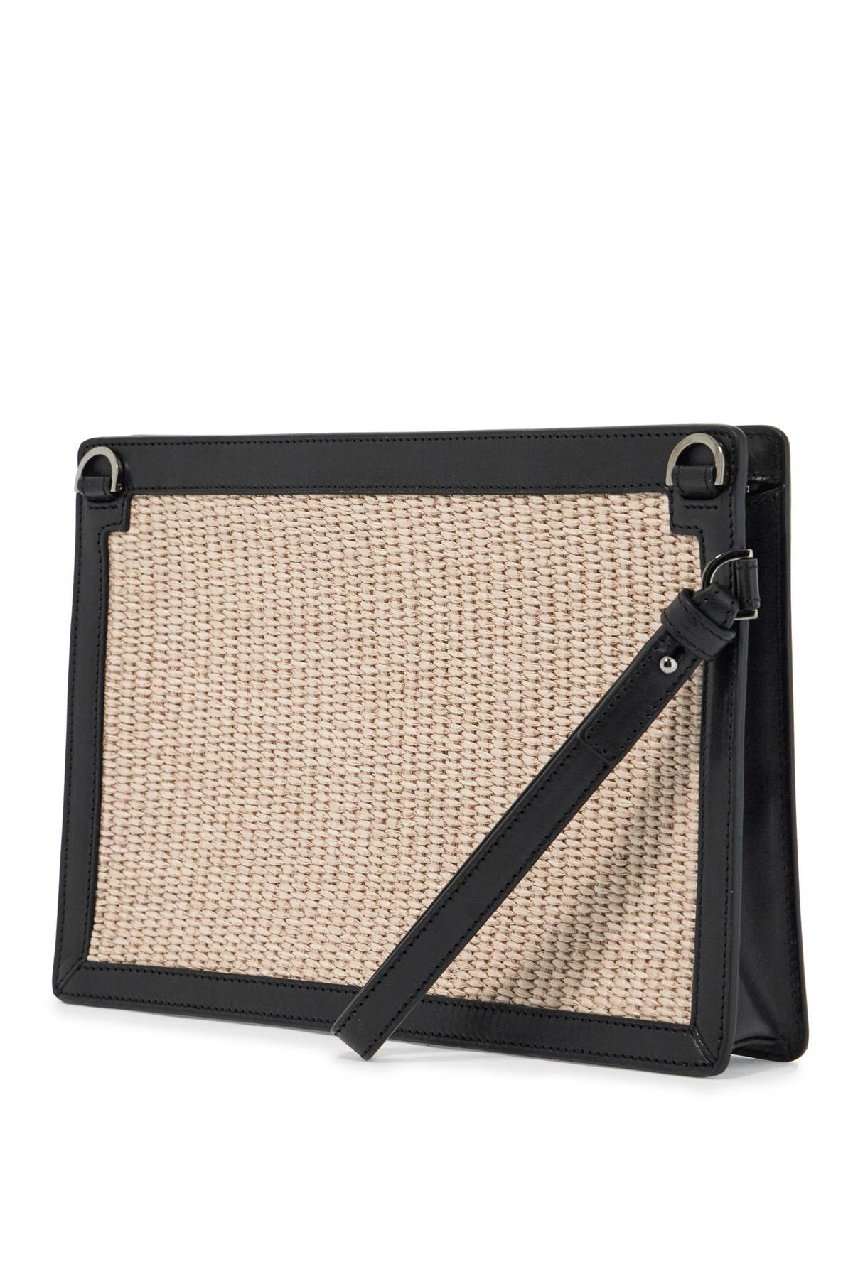 Versace Raffia Pouch For Men