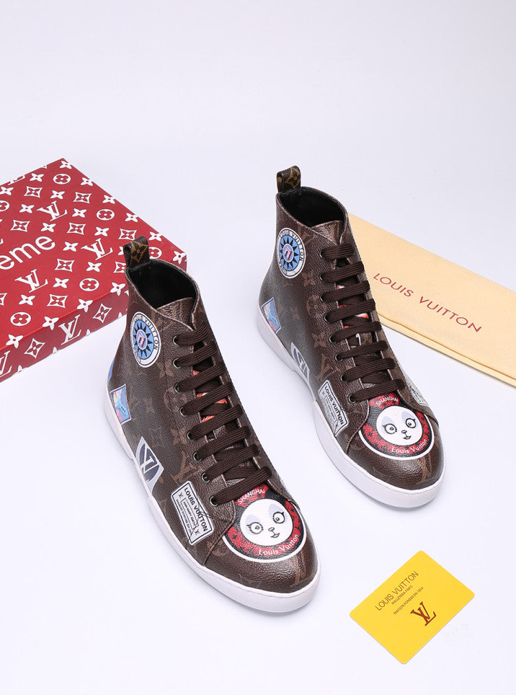 GLM - LUV Stellar Trainer Boot Brown Sneaker
