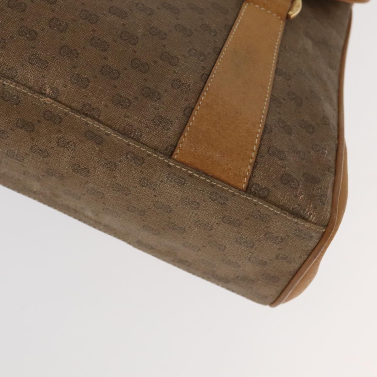GUCCI GG Supreme Sherry Line Shoulder Bag PVC 5Set Beige Red 101558