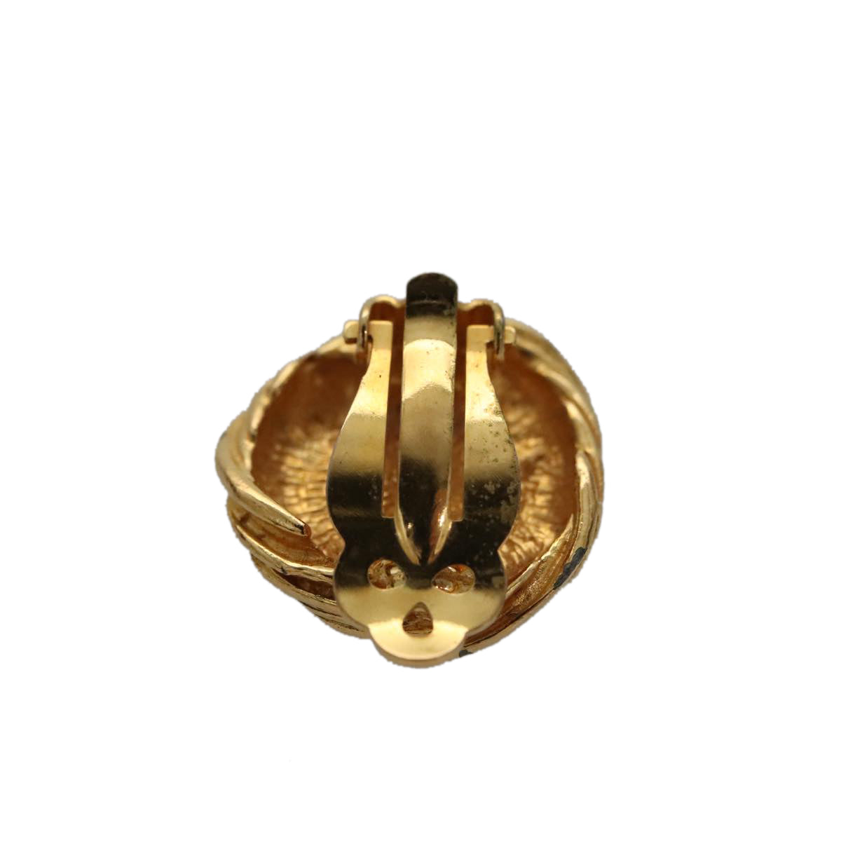 CHANEL Earring metal Gold CC 103473