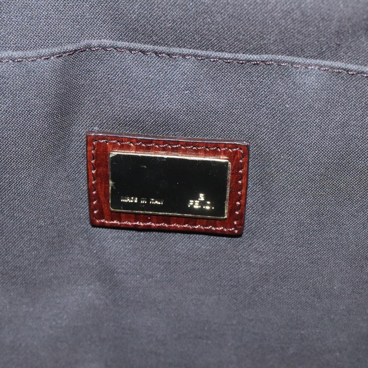 FENDI Zucchino Canvas Tote Bag Beige 104183