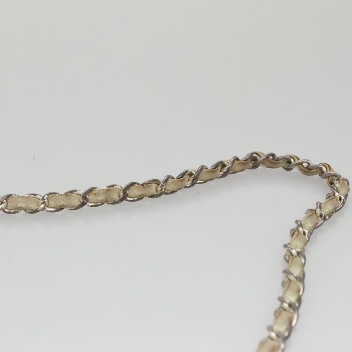 CHANEL Matelasse Chain Shoulder Bag Lamb Skin Pink CC 104774