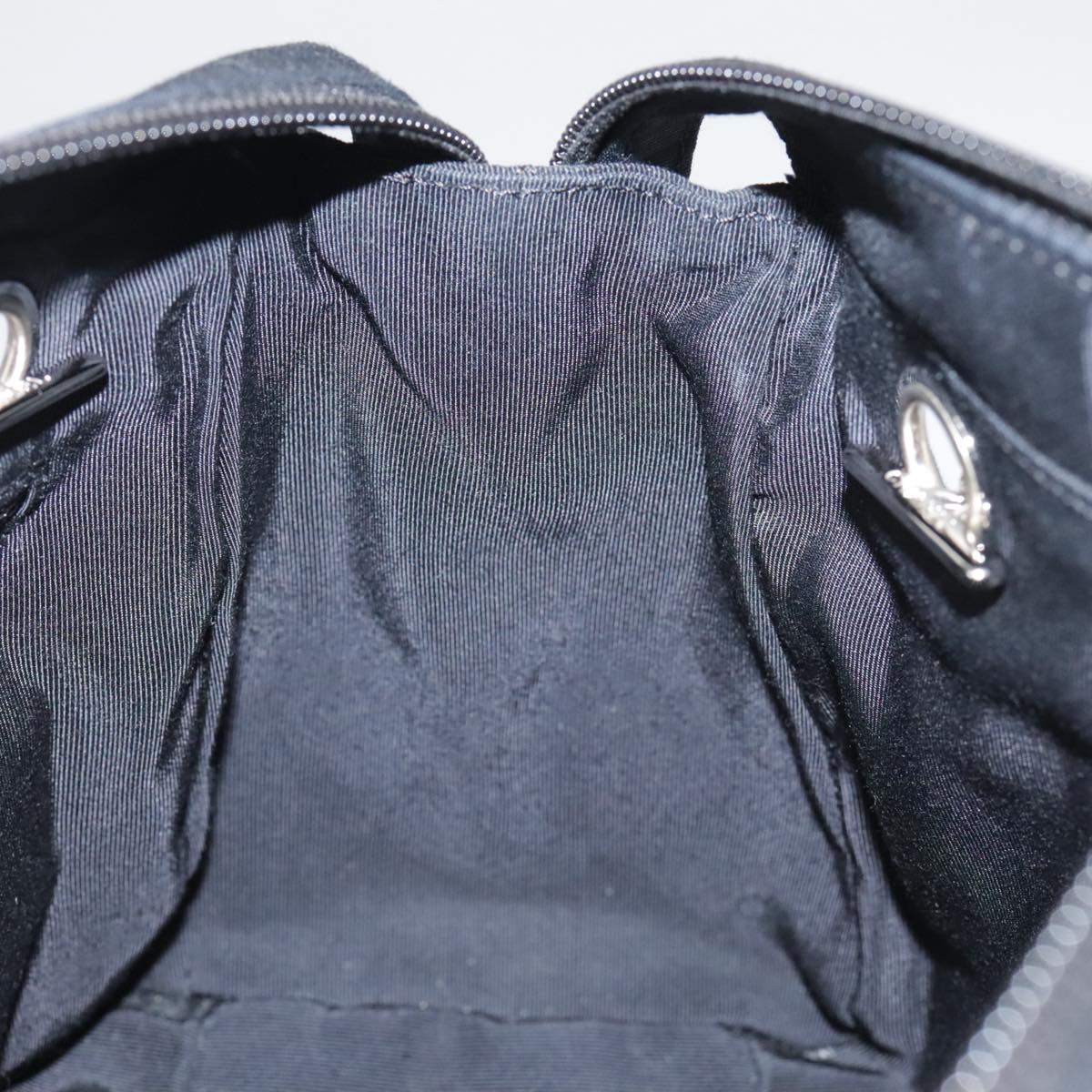 CHANEL Chain Shoulder Bag Enamel Black CC 106403