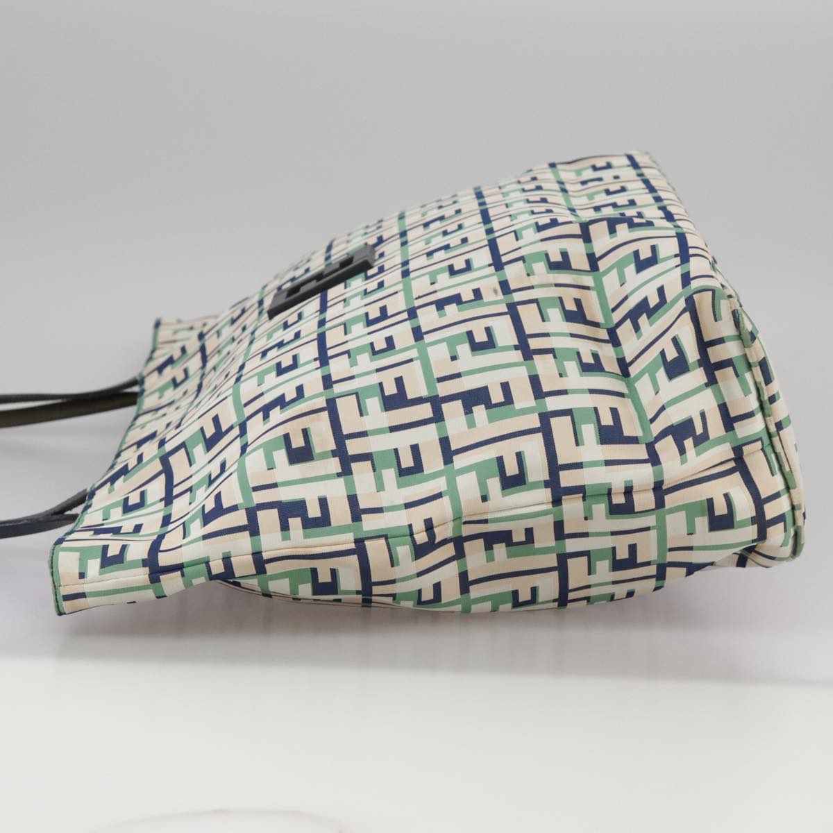 FENDI Zucca Canvas Tote Bag Green 106572