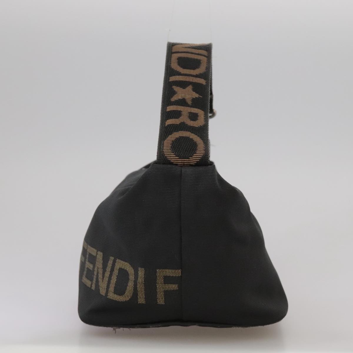 FENDI Hand Bag Canvas Black 106592