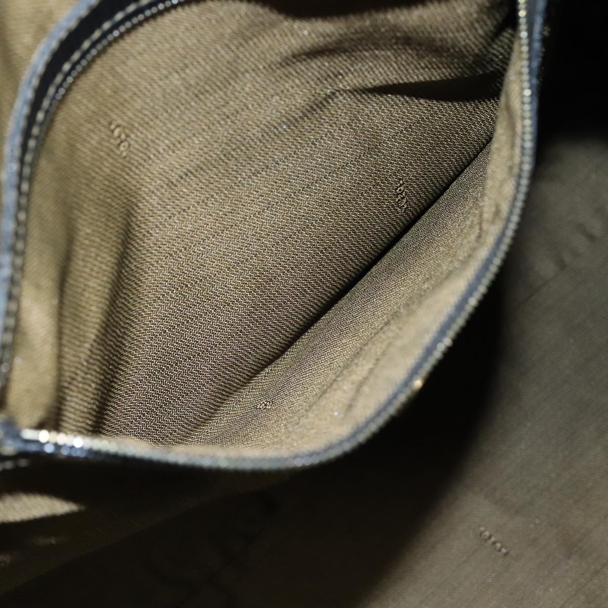 FENDI Zucca Canvas Shoulder Bag Brown Black 106963