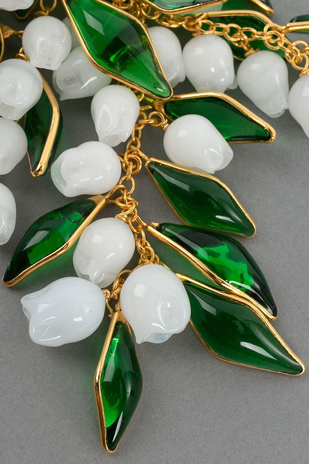 Broche pendentif muguet Augustine