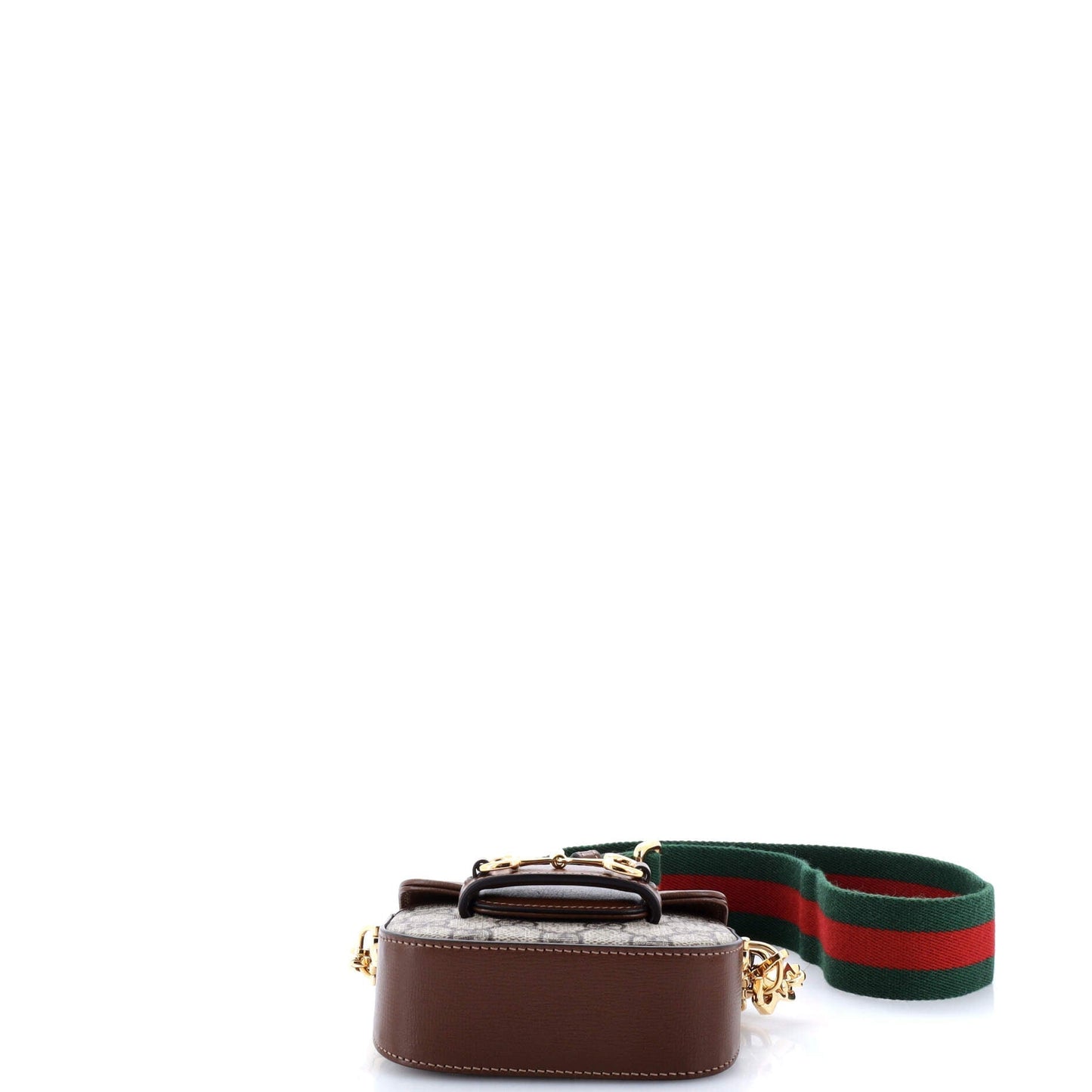 Horsebit 1955 Flap Wallet with Strap GG Coated Canvas
