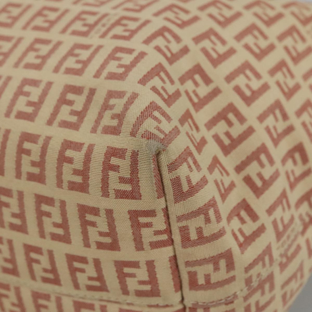 FENDI Zucchino Canvas Tote Bag Pink 108691
