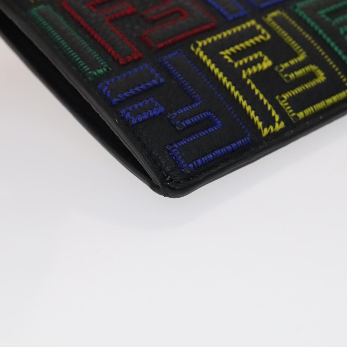 FENDI Zucca Canvas Smartphone holder Pouch Leather Multicolor 7AS120 108838