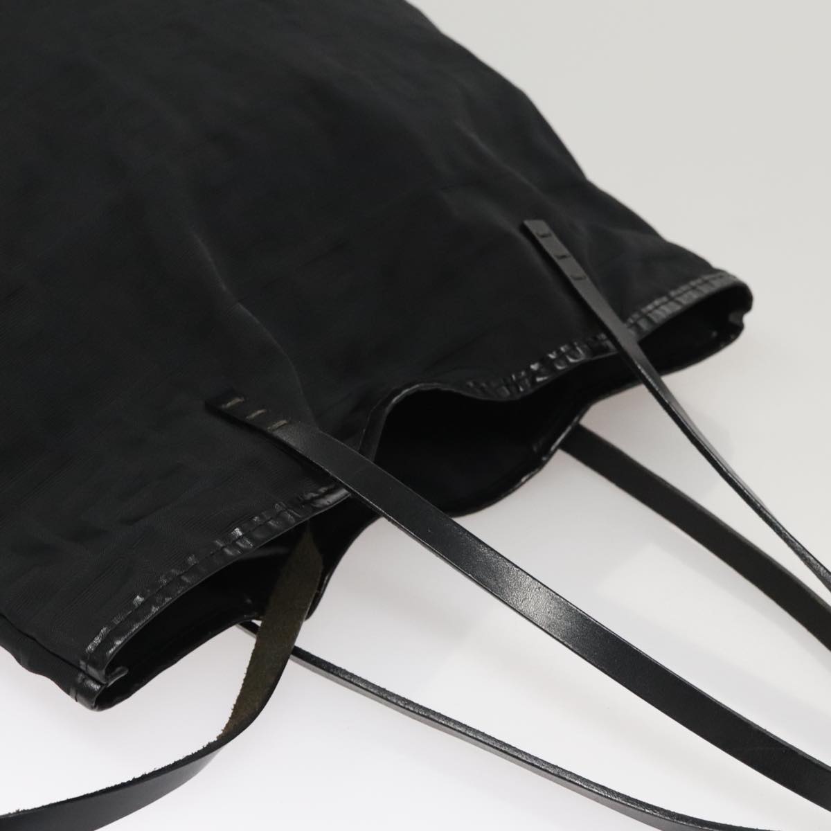FENDI Zucca Canvas Tote Bag Black 109897