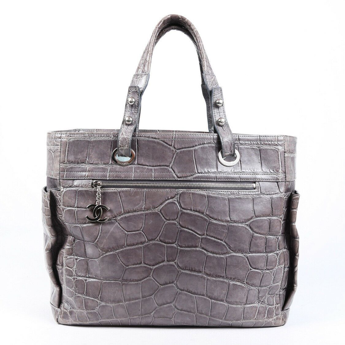 C*C Paris Biarritz Alligator Tote Bag