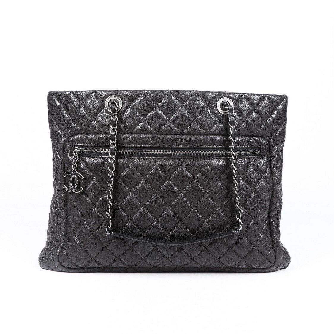 C*C Quilted Caviar Tote Bag