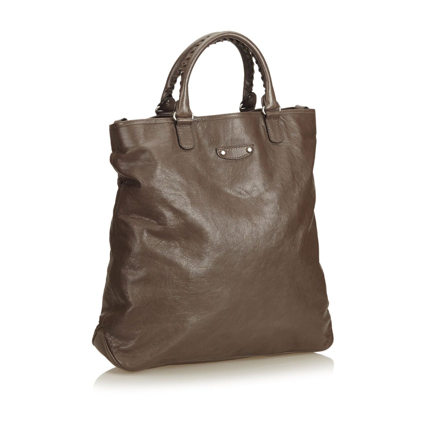 Pre-Loved Balenciaga Brown Dark Others Leather Tote France