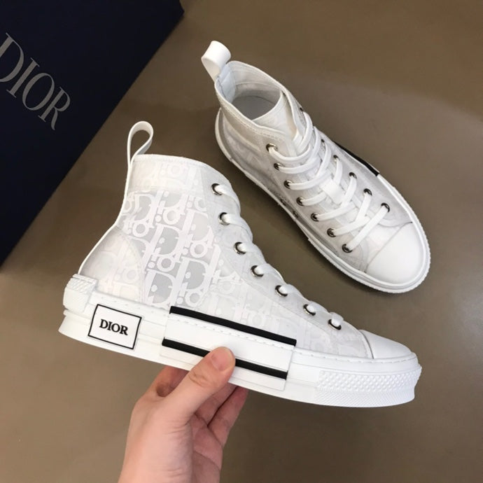 GLM - DIR B23 White HIGH-TOP SNEAKER