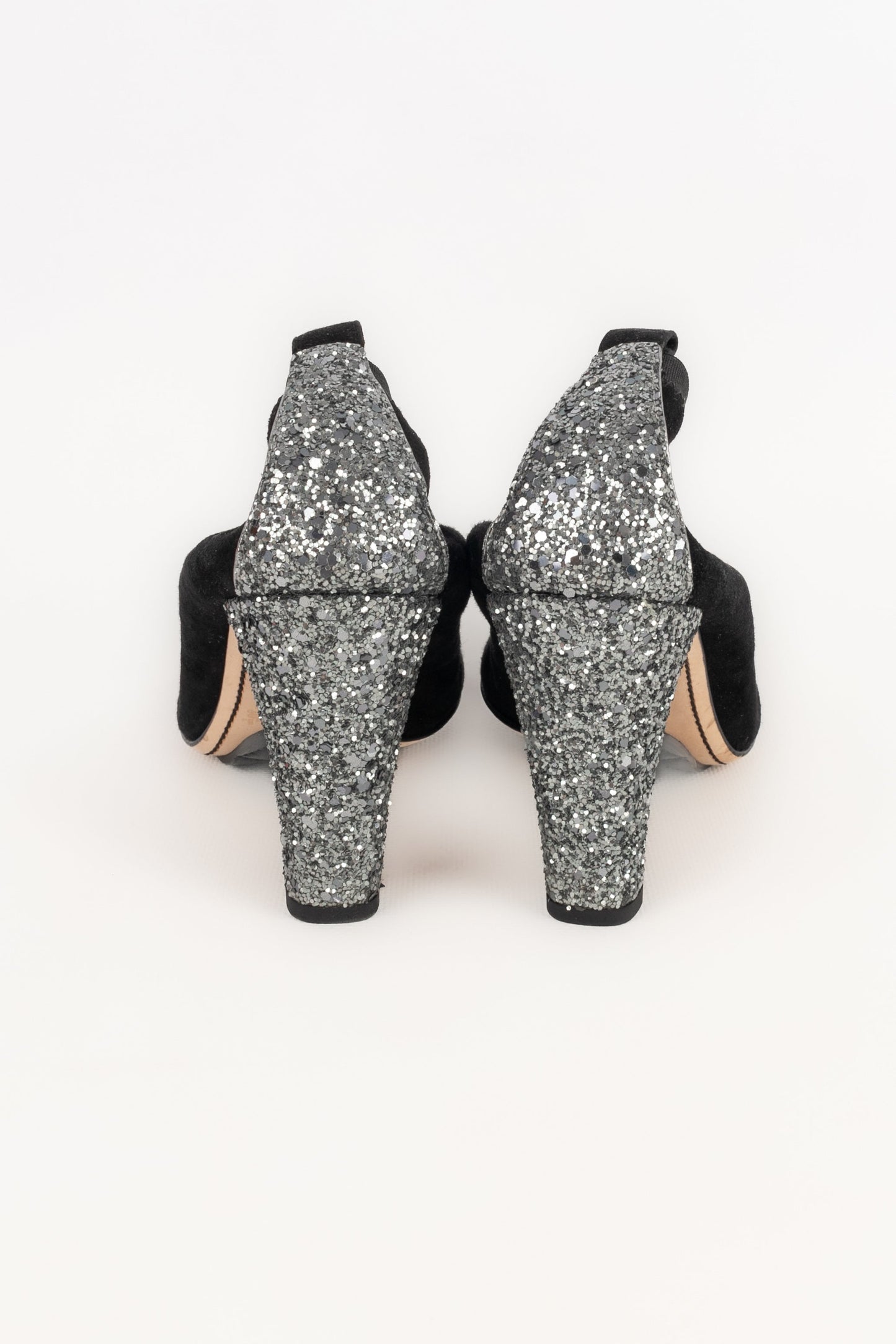 Escarpins Ã  paillettes Chanel