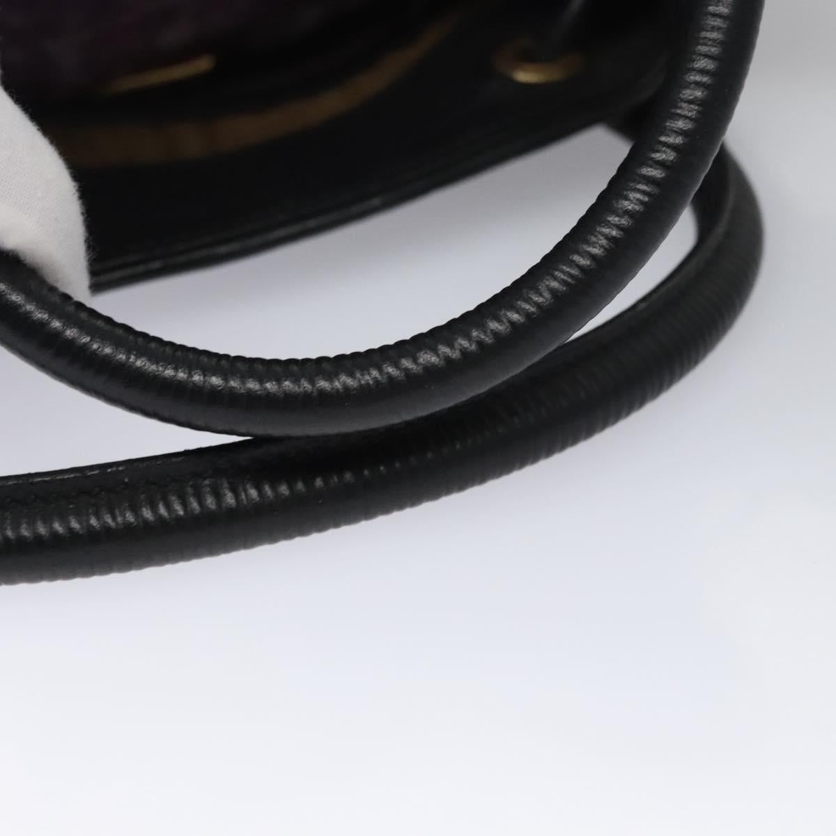 FENDI Zucca Canvas Hand Bag 2way Brown Black 110819