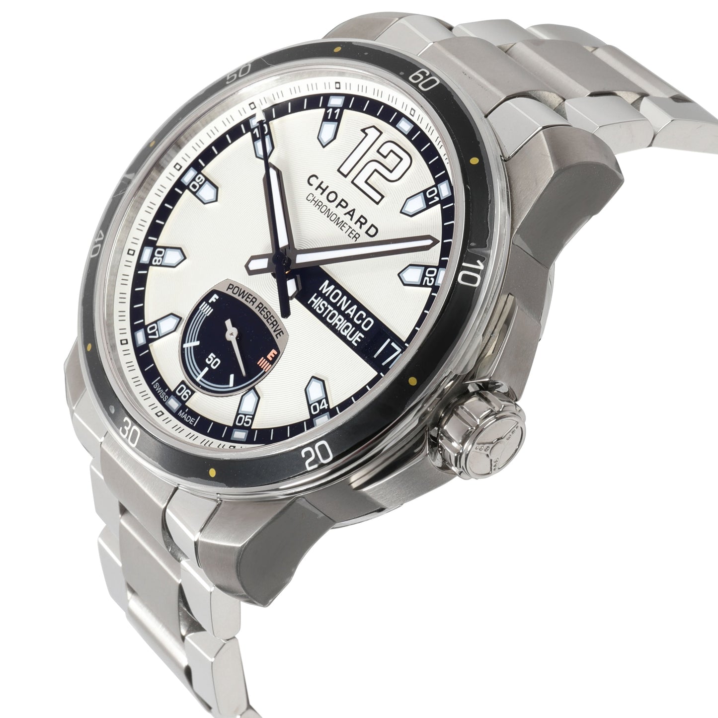 CHOPARD Monaco Historique 158569-3002 Men's Watch in SS/Titanium