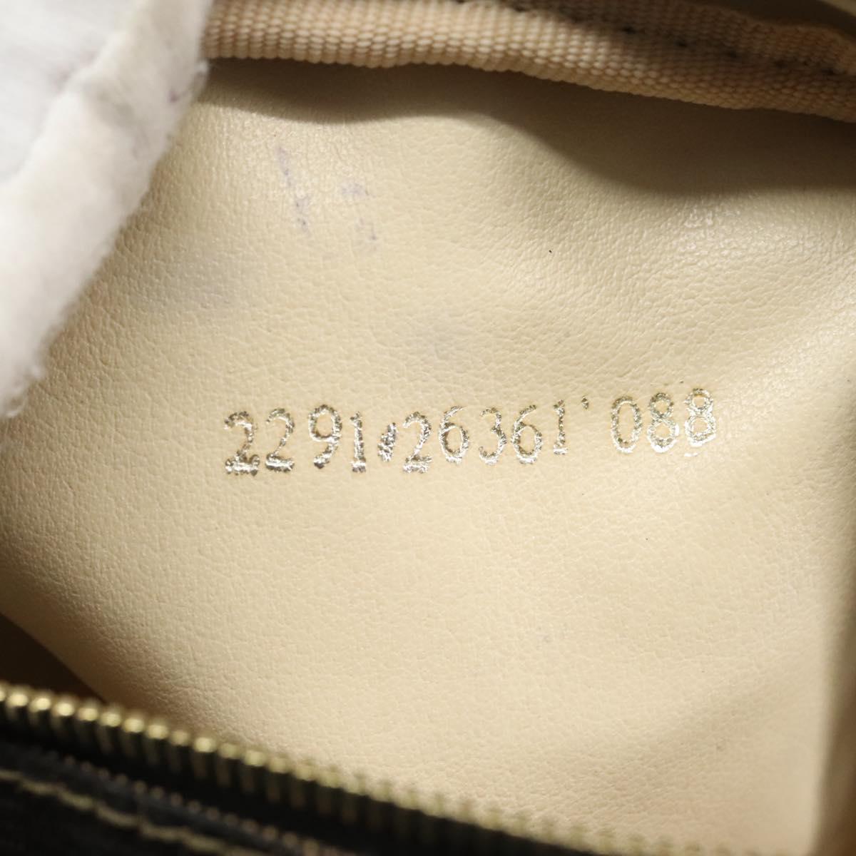 FENDI Zucca Canvas Pouch Brown Black 114599
