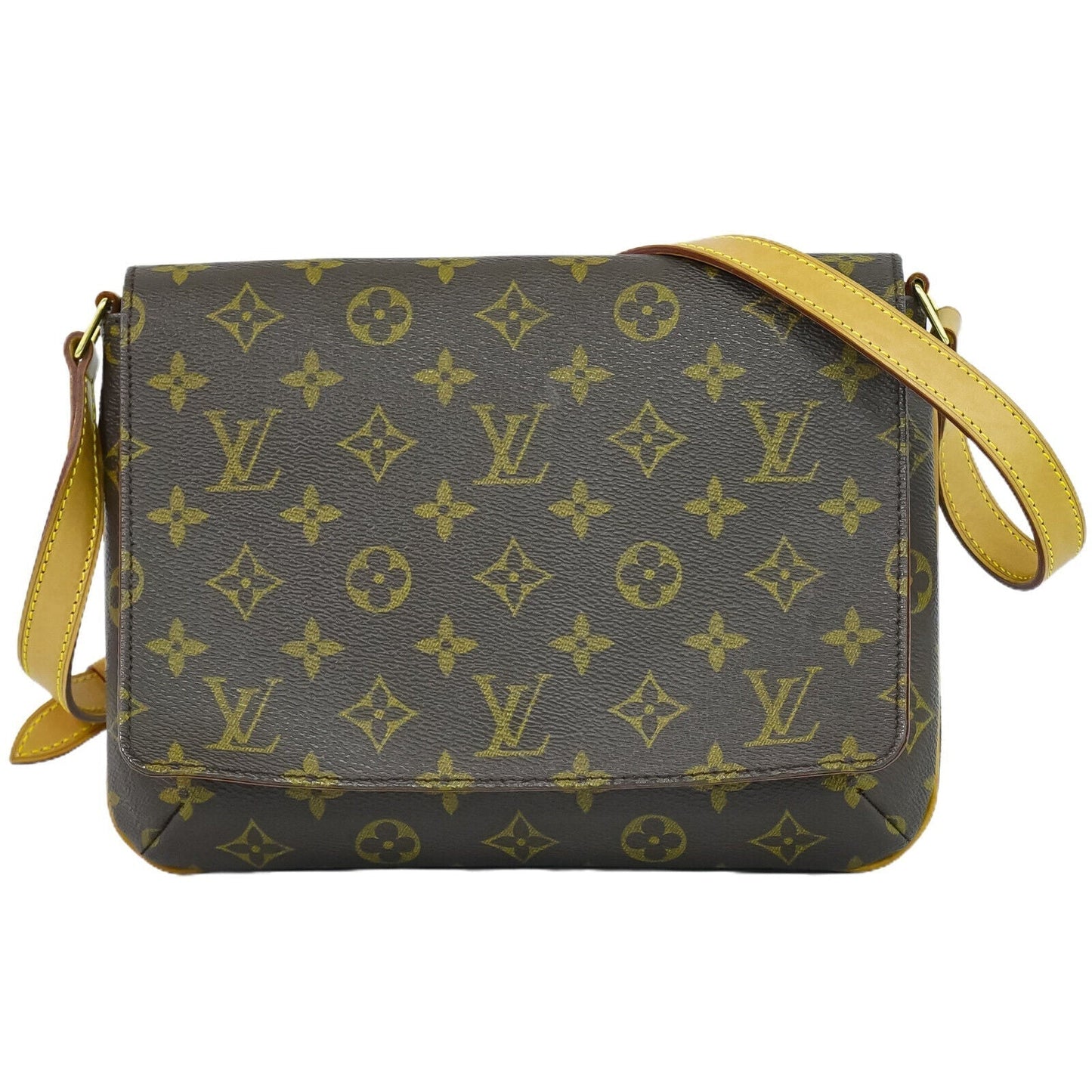 Louis Vuitton Musette Tango  Canvas Shoulder Bag