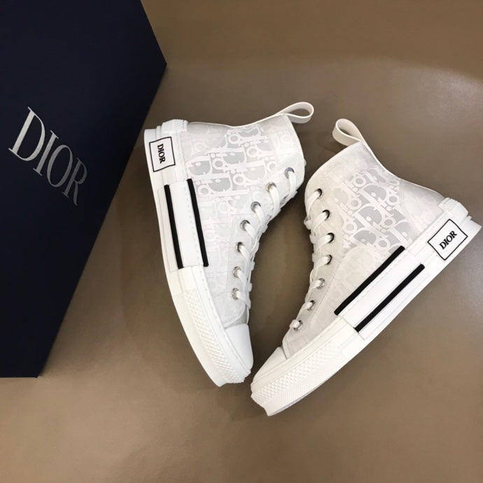 GLM - DIR B23 White HIGH-TOP SNEAKER