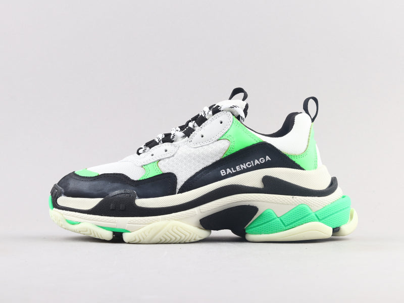 GLM - Bla Triple S Black Green Sneaker