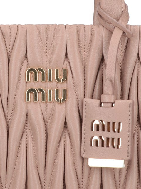 Miu Miu Women MatelassÃƒÆ’Ã‚Â© Tote Bag
