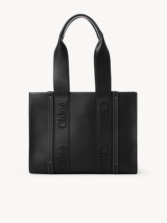CHLOÃƒÆ’Ã¢â‚¬Â° Medium WOODY TOTE BAG