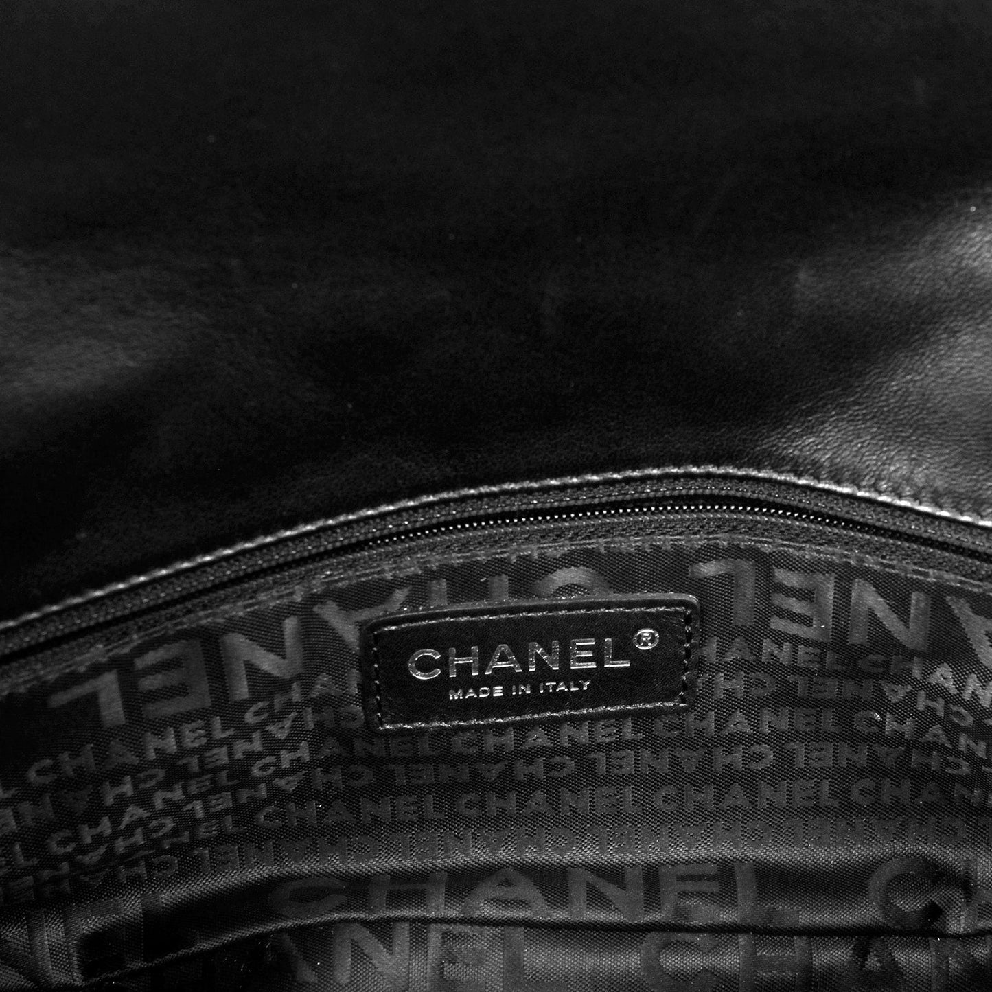 Chanel Tweed East  West Couture Flap