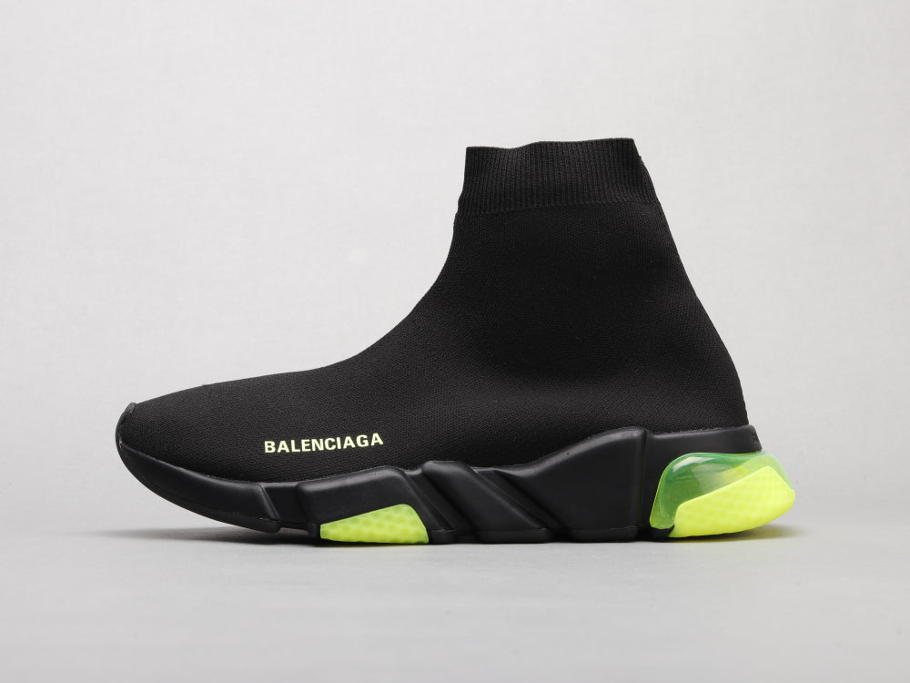 GLM - Bla Socks Air Cushion Black Green Sneaker