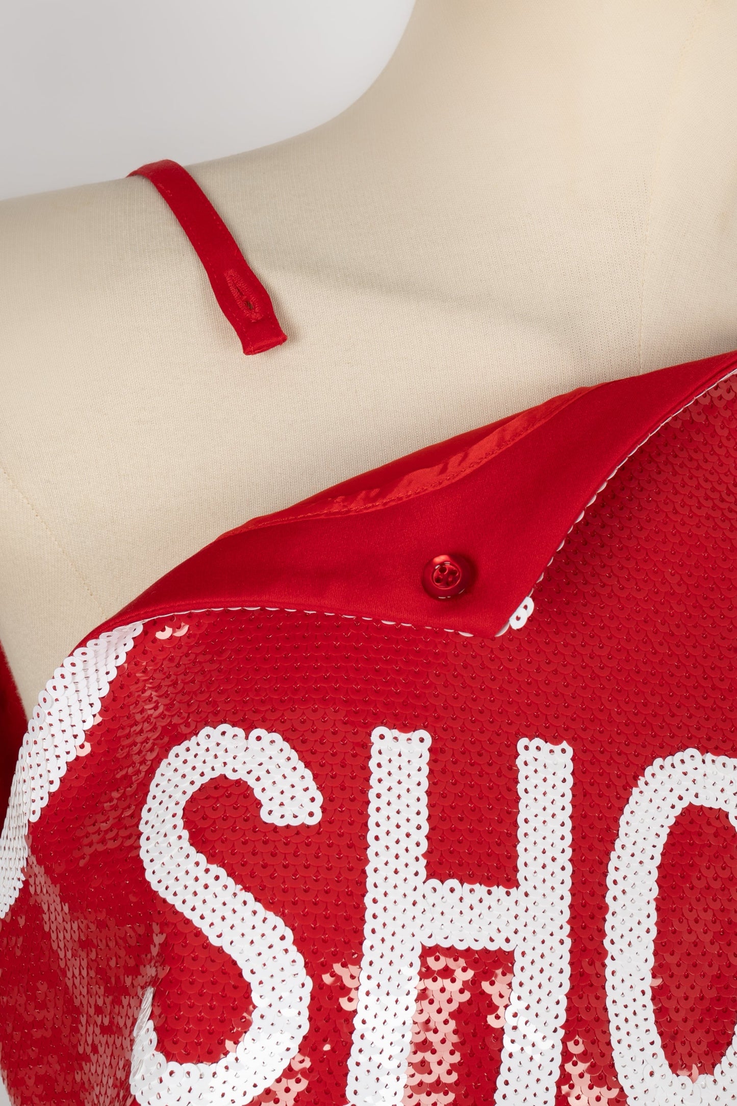 Haut ÃƒÆ’Ã‚Â  paillettes Moschino Printemps 2016