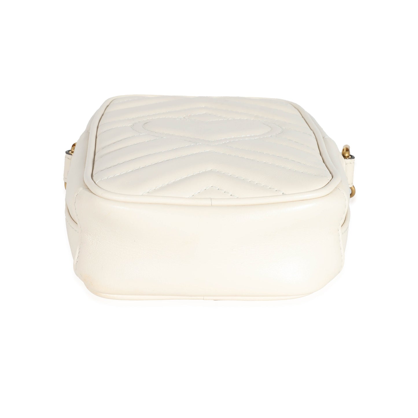 Gucci GG Cream MatelassÃ©Â Marmont Mini Bag