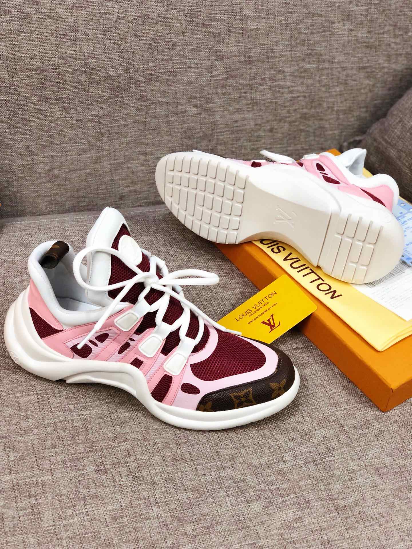 GLM - LUV Archlight Pink Brown Sneaker