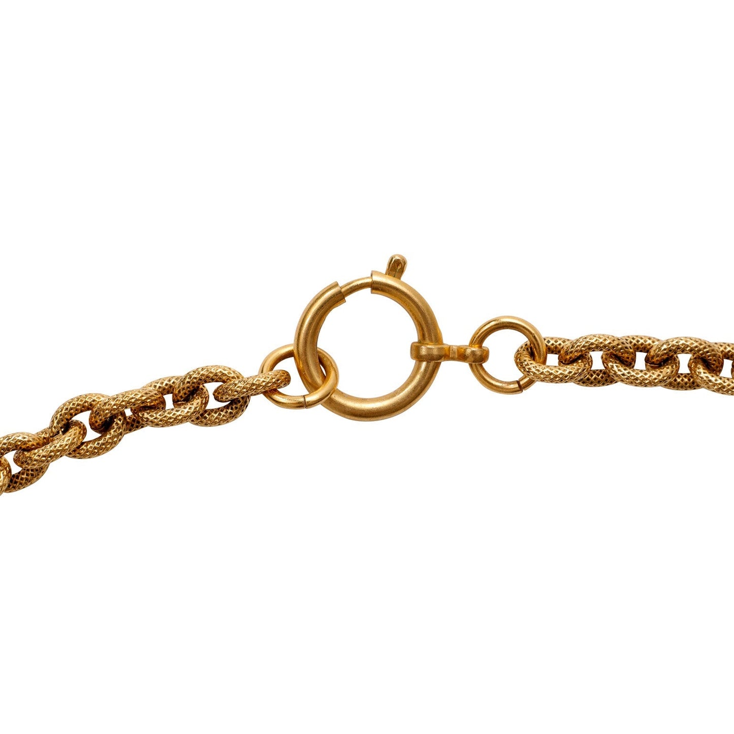 Chanel 24kt Gold Vintage Horse Medallion Necklace
