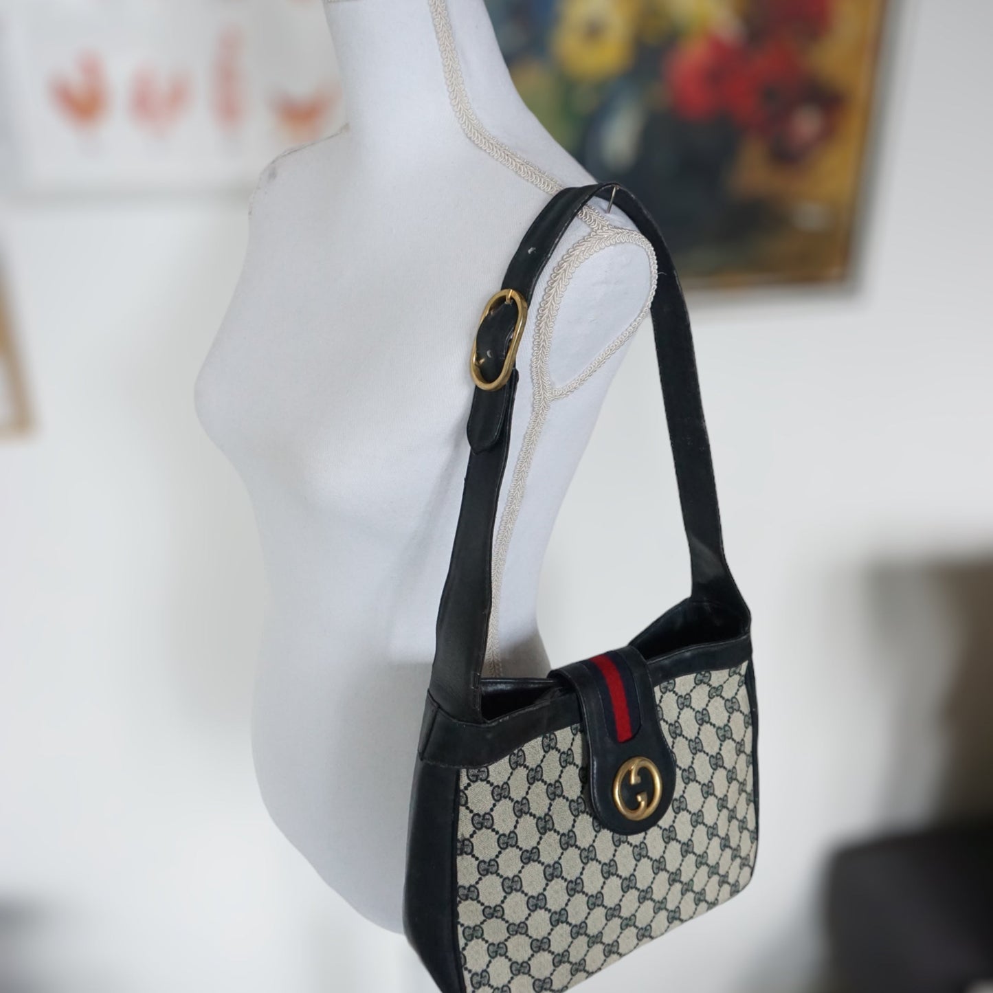Gucci LÃƒÆ’Ã‚Â¦der Skuldertaske