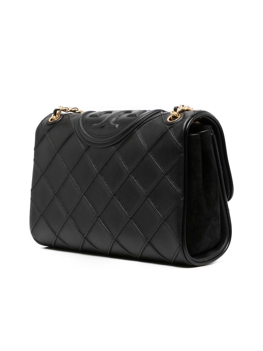 Quilted Chainlink Shoulder Bag