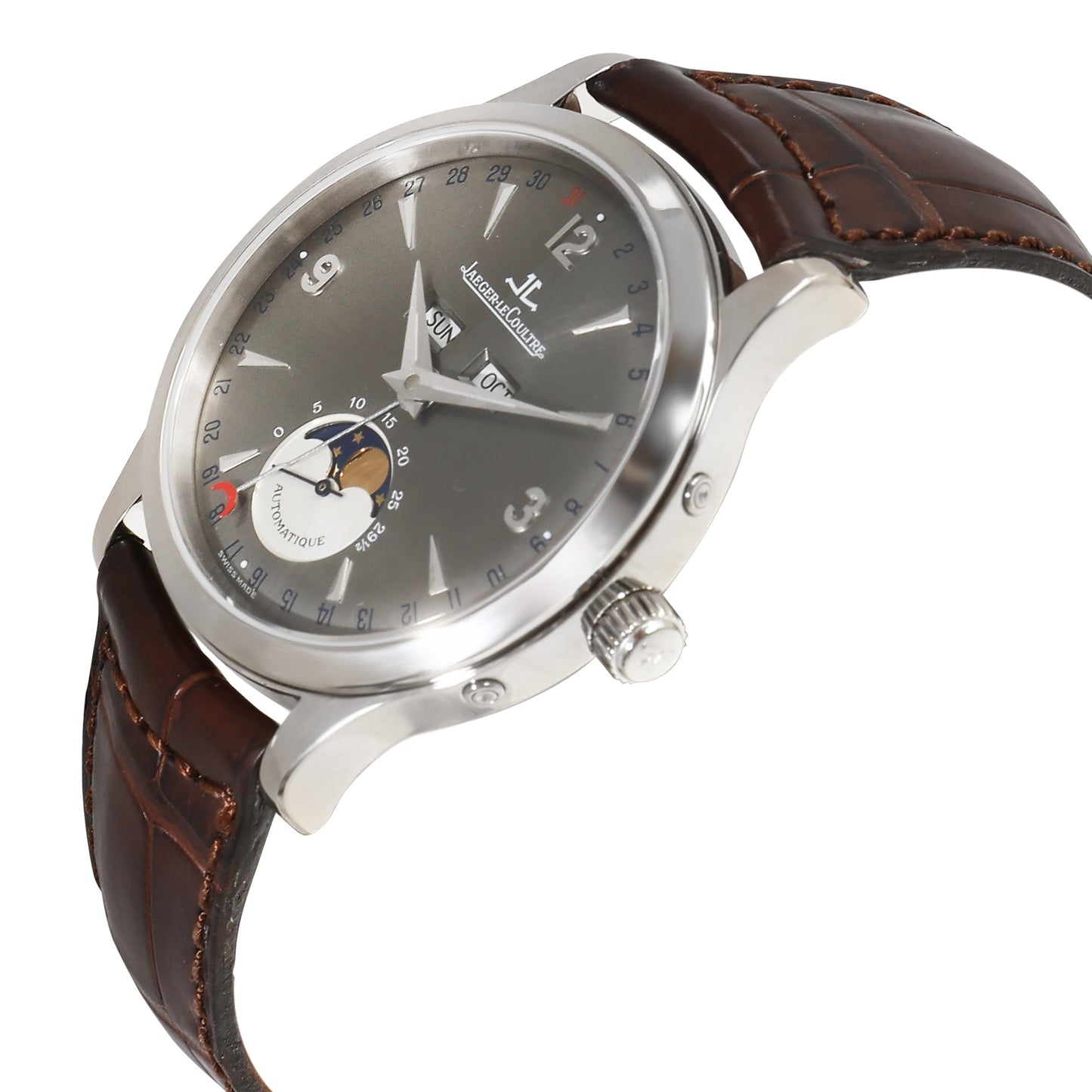 JAEGER-LECOULTRE Master Control 140.3.98 Men's Watch in 18kt White Gold