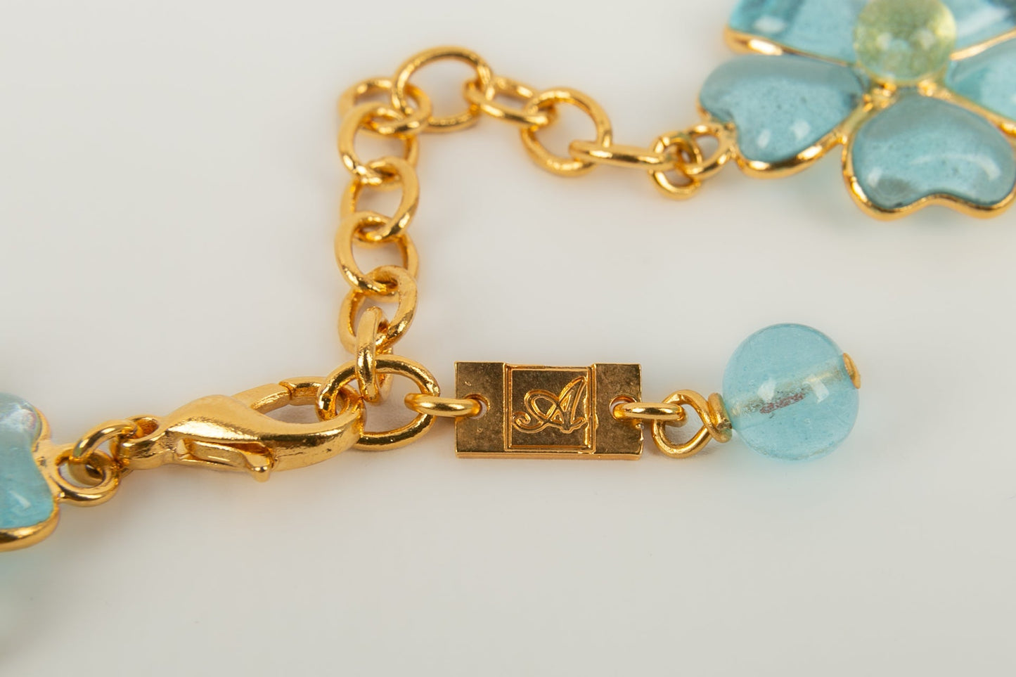 Collier en pÃƒÆ’Ã‚Â¢te de verre Augustine