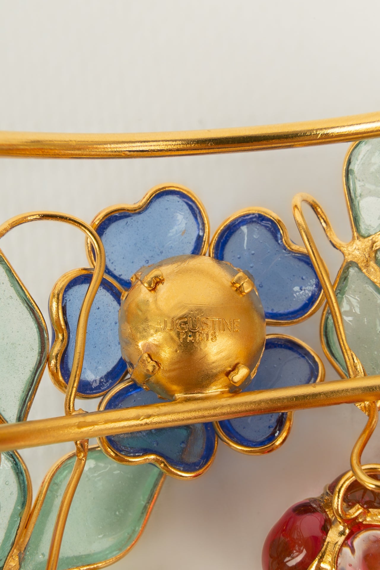 Bracelet manchette fleurs Augustine
