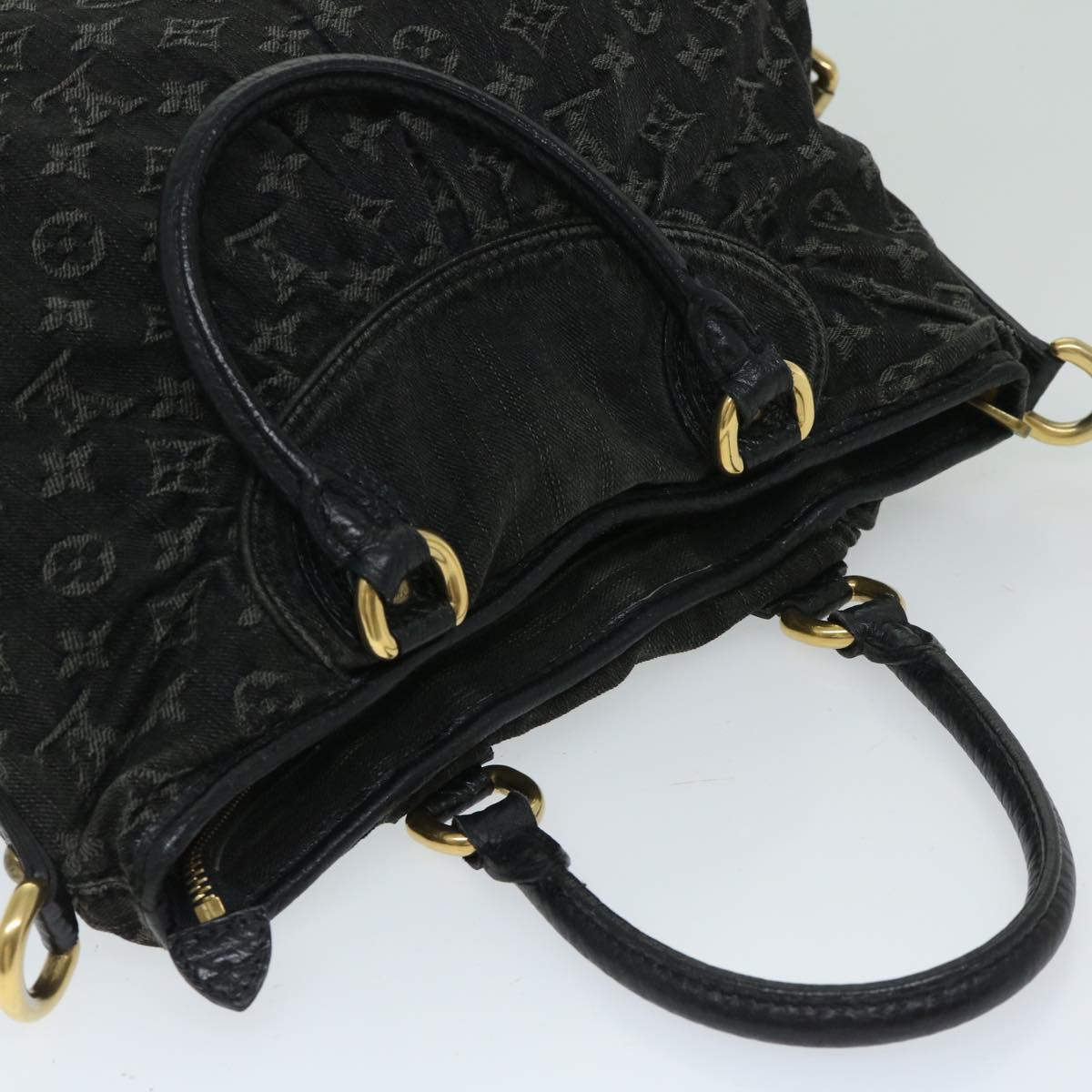 Louis Vuitton Neo Cabby  blue - Jeans Shoulder Bag ()