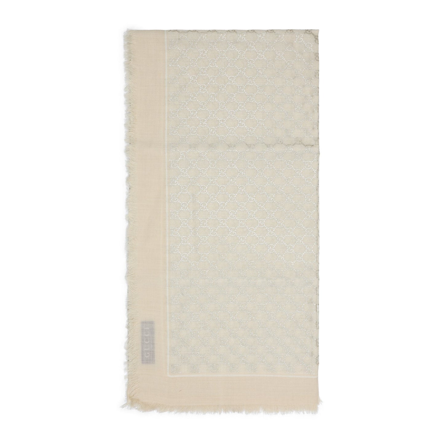 GUCCI Lightweight Lurex Wool Scarf