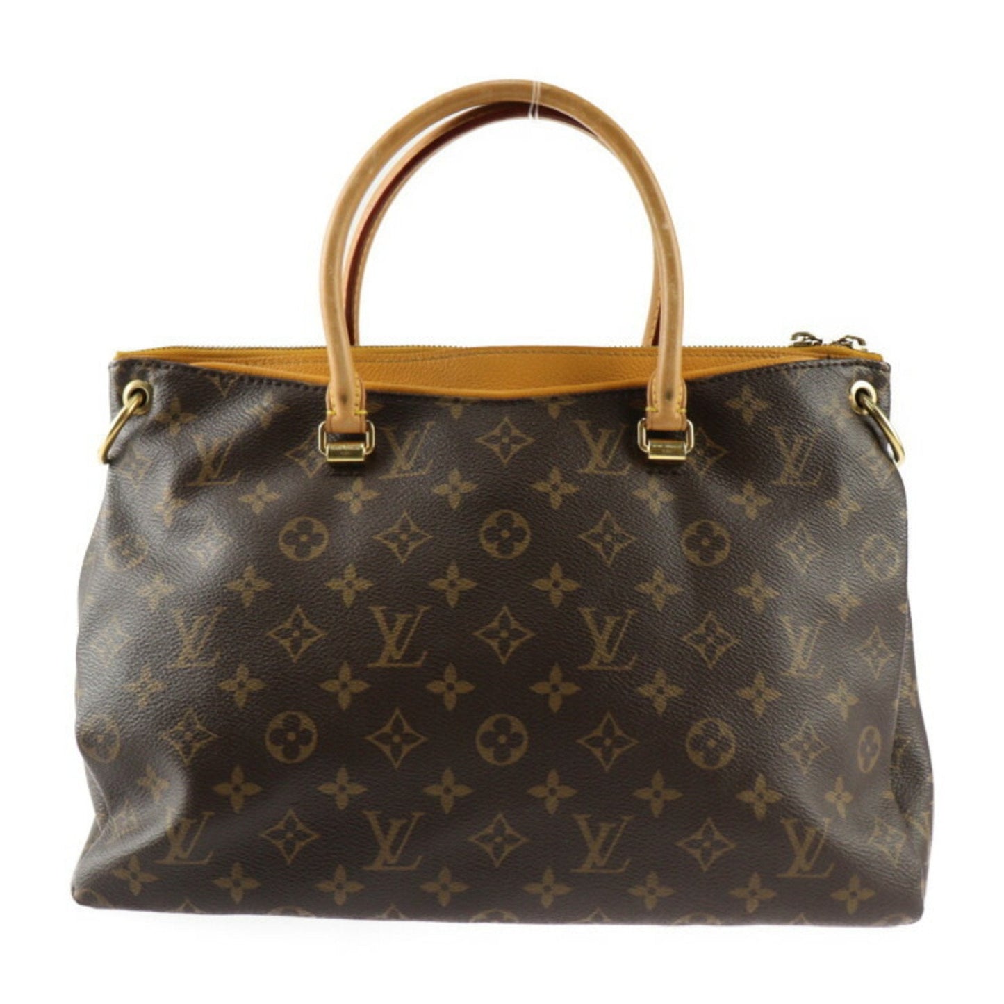 Versatile Monogram Leather Bag with Shoulder Strap