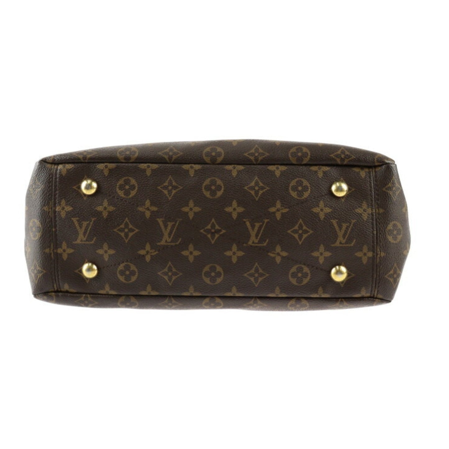 Versatile Monogram Leather Bag with Shoulder Strap
